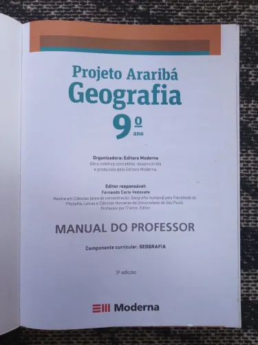 Livro de Geografia - Projeto Araribá - 9o Ano