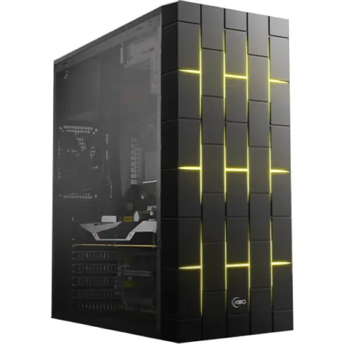 Gabinete Gamer KWG Vela M3 c/ 2 Fans Led RGB - ATX, Micro-ATX e Mini-ITX - WZetta