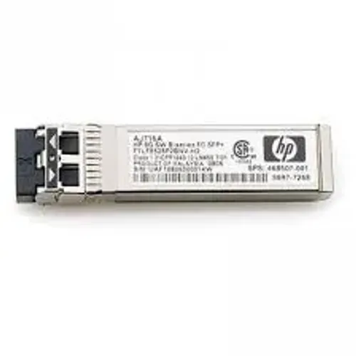 Gbic HpE transceiver 8Gb SFP+ Short Wave B-Series 1 Porta Fiber Channel