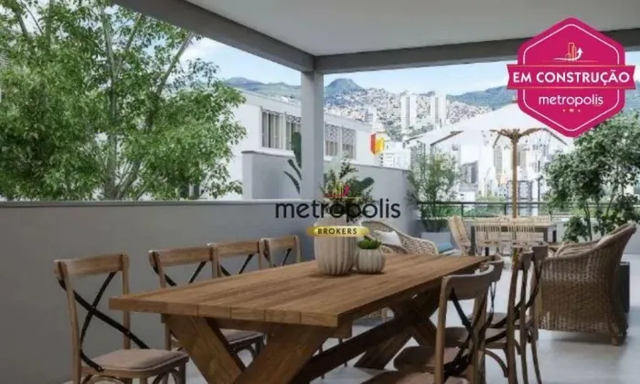 Cobertura à venda, 188 m² por R$ 1.580.000,00 - Jardim - Santo André/SP