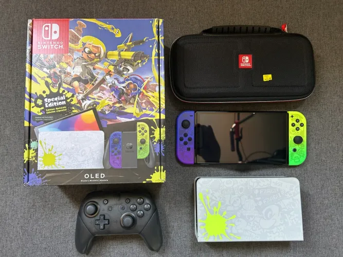 (Bloq) NINTENDO SWITCH OLED edição especial SPLATOON