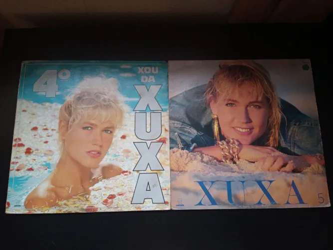 2 Discos de Vinil Xuxa 4 e 5