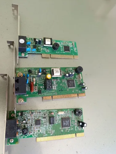 Placas modem PCI retrô 