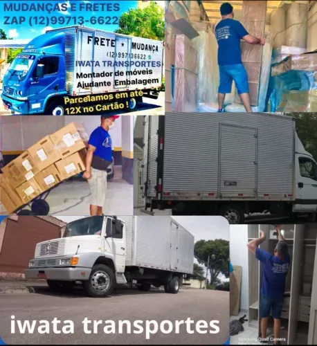 Caminhão de Mudança Frete Carreto Transportes + Ajudantes Montadores e Embalagem !!!