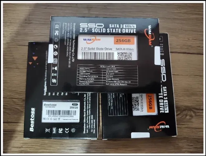 SSD 256gb 2.5", Sata III, Novo (Já está c/ Windows Pré-Inst.) - Aceito Cartão/Pix