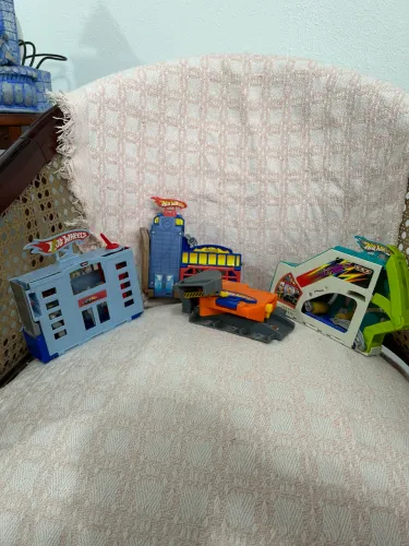 Coleção de Mini-pistas Hotwheels - 4 Pistas - Original 