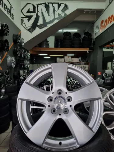 Jogo de rodas usadas aro 17 5x112 Mercedes
