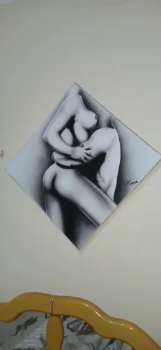 Quadro Decorativo Nu Artístico