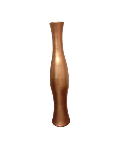  Vaso Decorativo folheado à cobre em cerâmica  Exclusivo  peça única feito à mão 