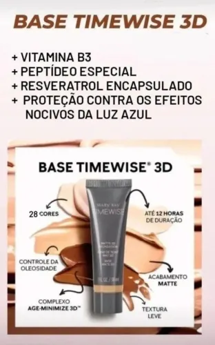 Base Timewise 3D Mary Kay - 28 Cores