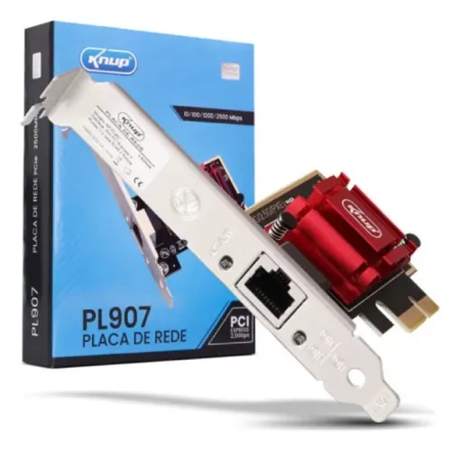 Placa de rede Para PC PCI Expresso RJ45 PL907 10/100/1000/2500Mbps