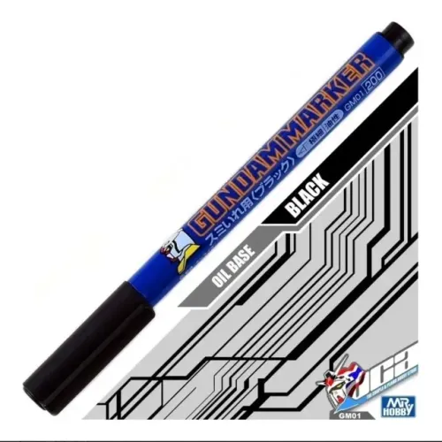 Gundam marker Sumi-ire Preta Ultra Fina Tipo GM01 GSI Creos
