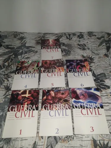 Coleção completa da história principal de Guerra Civil. Marvel, 7 unidades