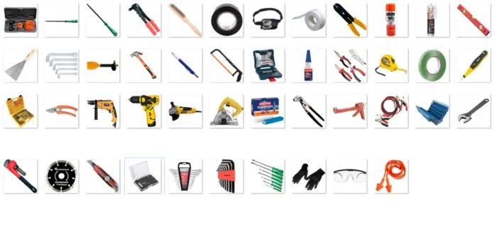 LOTE COMPLETO DE FERRAMENTAS NOVAS - 199 PEÇAS + BRINDES