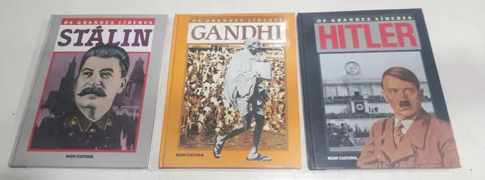 Coleção 'Os Grandes Líderes': Stalin, Gandhi e Hitler