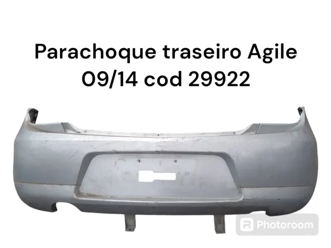 Parachoque traseiro Agile 09/14