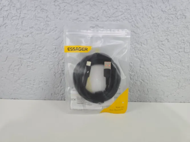Cabo de carregar ESSAGER suporta até 120W 2 Metros Novo !!!