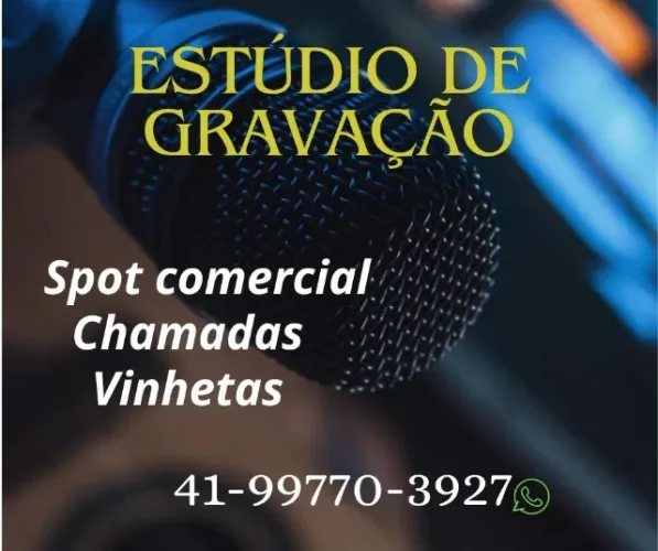 Gravação de vinhetas é aqui!