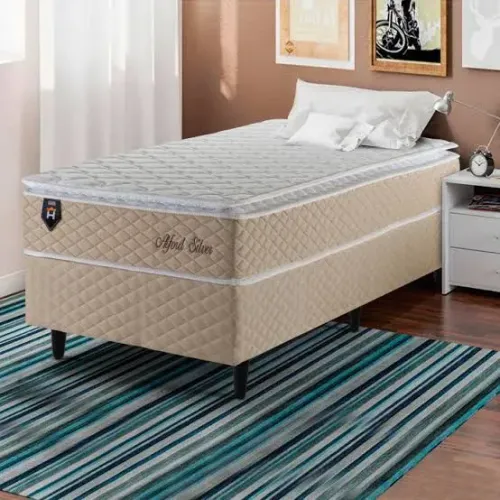 Cama box solteiro super luxo Premium 