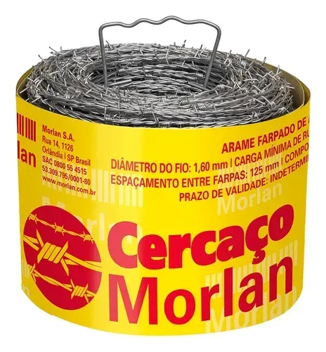 Arame Farpado (250 Metros) Cercaço Morlan  
