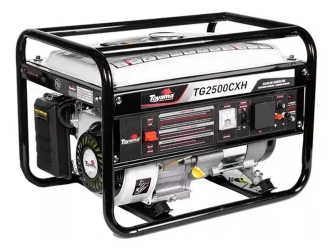 GERADOR TOYAMA GASOLINA TG2500CXH 220V 2200W PARTIDA MANUAL