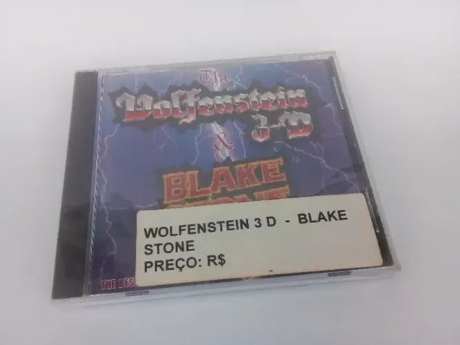 Antigos jogos para PC Wolfenstein 3D + Blake Stone, Apogee, original, lacrado, 1994