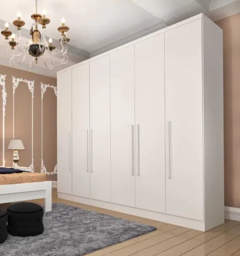 Guarda Roupa 6 Portas 4 Gavetas DIVIDIMOS EM ATÉ 10X SEM JUROS