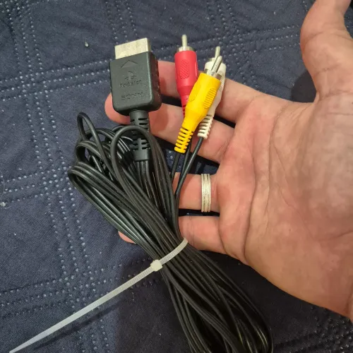 Cabo AV Original Ps2 - Cabo Componente (Áudio e Vídeo)