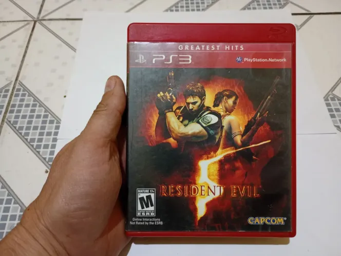 Resident Evil 5 ps3 + lote de jogos tudo excelente estado.