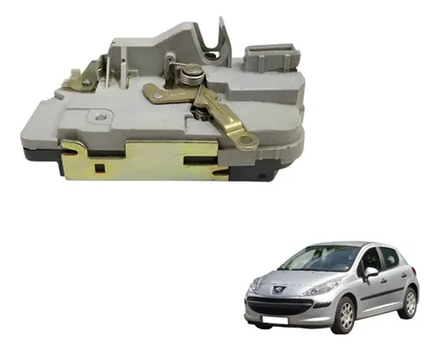 Fechadura Eletrica Tras Esquerdo Peugeot 206 207 2005 2012
