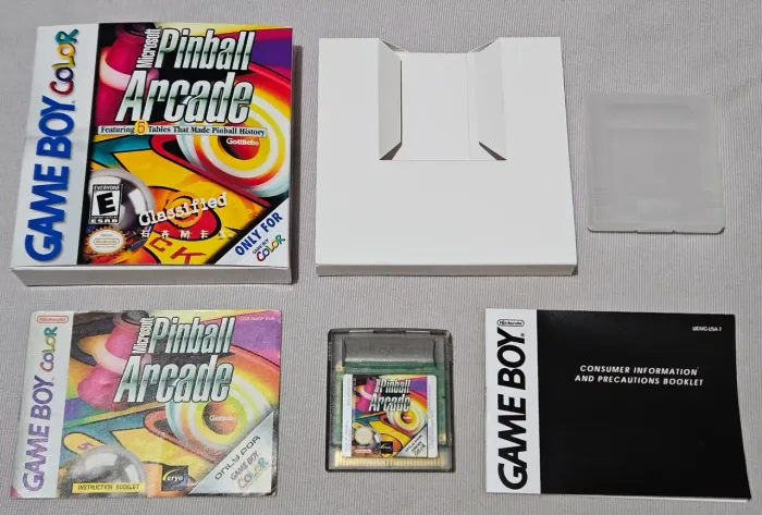Jogo game boy color gbc microsoft pinball arcade original ler descrição