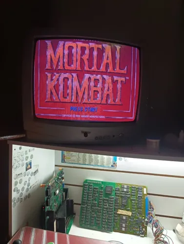 placa fliperama Jamma Mortal kombat folha dupla