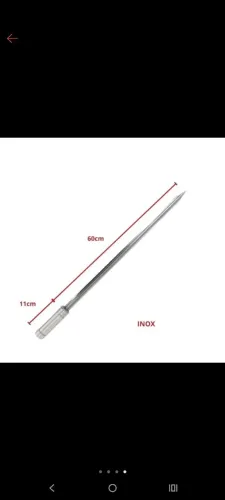 Espeto Inox 60cm