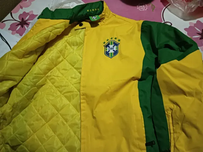 Jaqueta bordada seleção brasileira CBF
