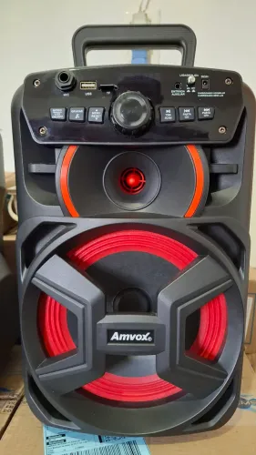 Caixa Amvox ACA221 Bluetooth USB FM Nova Garantia e Nota Fiscal 