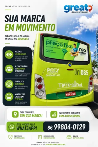 ANUNCIE SUA EMPRESA EM ÔNIBUS - BUSDOOR | TERESINA