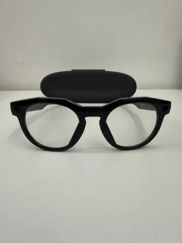 Óculos Inteligente Oakley Meta HSTN Black com I.A. Lentes Transitions