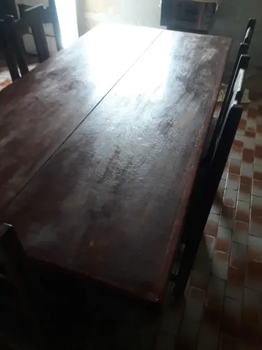 Mesa Madeira com 06 cadeiras