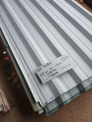 Telhas de zinco 3m até 3,60m