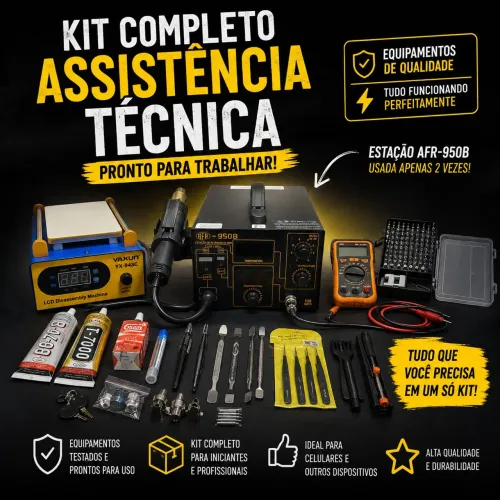 Kit Completo para Assistência Técnica de Celulares - Pronto para Trabalhar