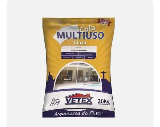 Argamassa Cola Multiuso Cinza 20kg - Qualidade e Resistência