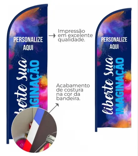 Wind Banner bandeirola propaganda flâmula giga