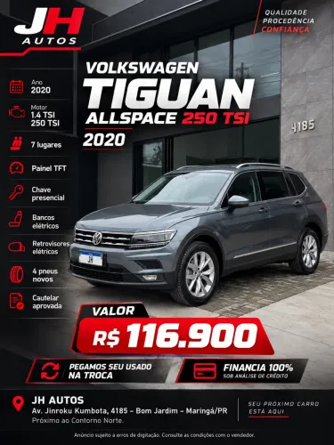 Volkswagen Tiguan Allspac Comf 250 TSI 1.4 Flex 2020