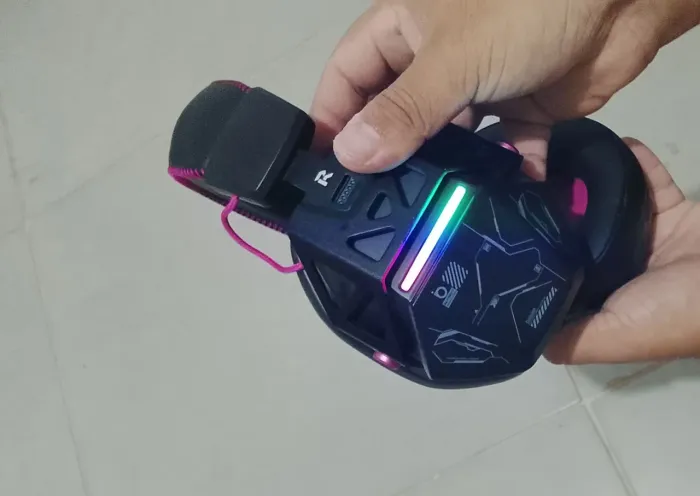 Headset Gamer sem fio Basike.
