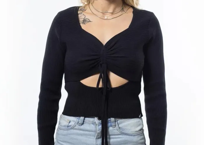 Blusa em tricô anjuss