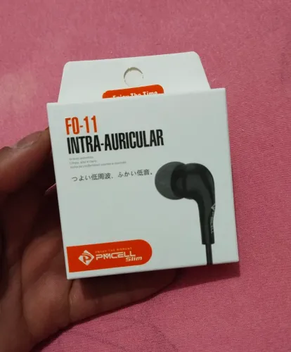 Fone com fio F0-11 Intra-Auricular