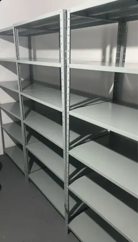 Estante de Aço Fácil 30cm C/6 Bandejas CH 26 1,98x0,92x0,30 LOJA IKONOFFICE