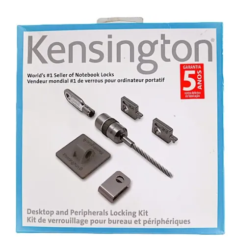 Cabo De Segurança Kensington Para Notebook De 2,4m C/ Chave