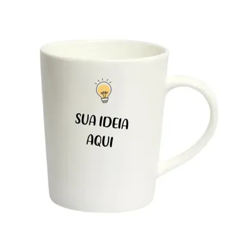 Caneca Semi Cônica Personalizada 450ml - Presente Criativo para Empresas