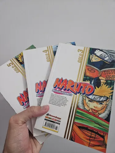 Mangas Naruto gold 3,4 e 5
